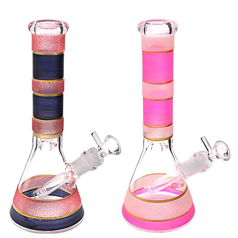 Painted Confetti Beaker Waterpipe (JL-O0158) | 10 inch | Assorted Colors - image 1 of 2